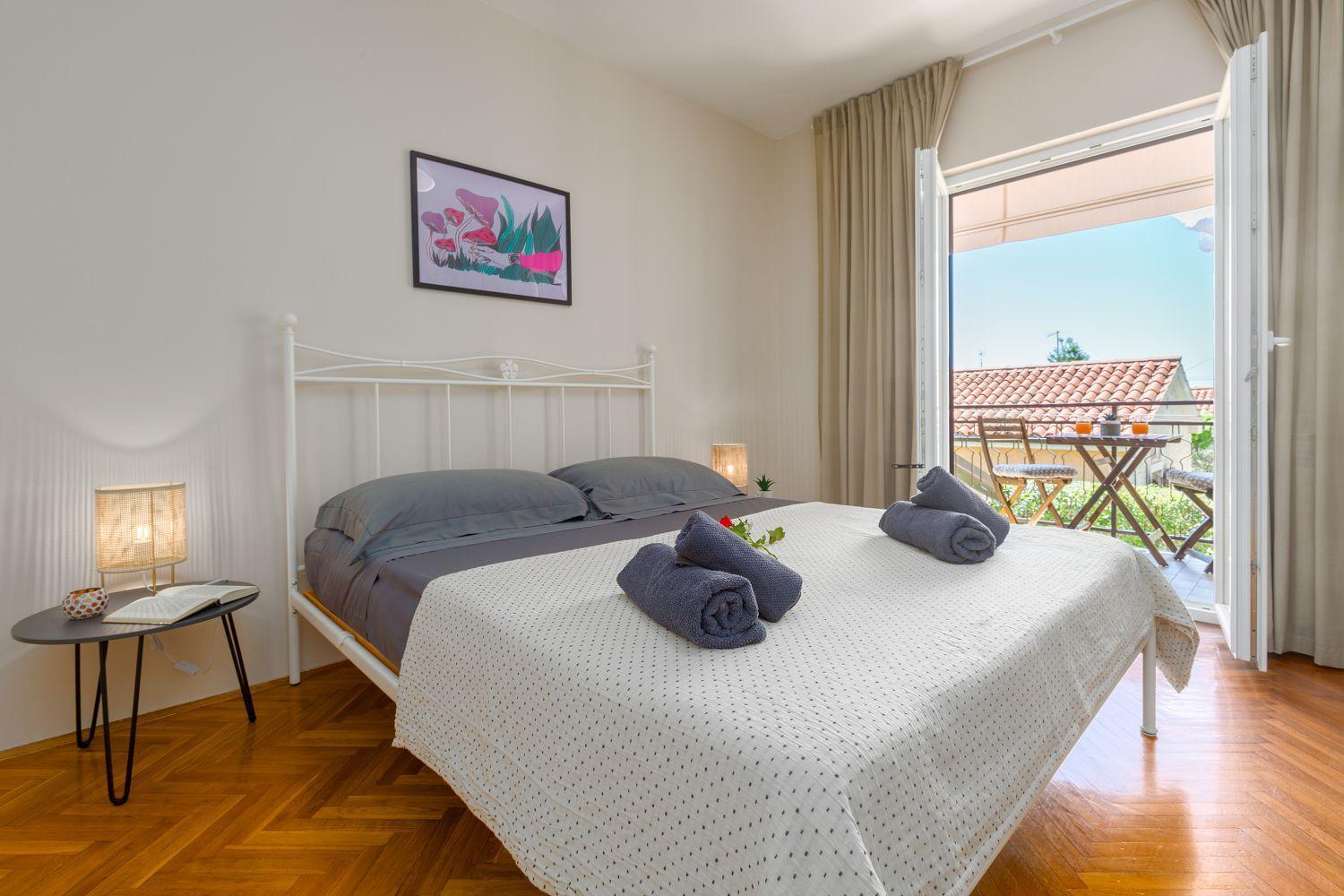 Frisch Renoviertes Wenige Gehminuten Vom Mit Privatem Balkon, Klima, Grill, Wifi Poreč